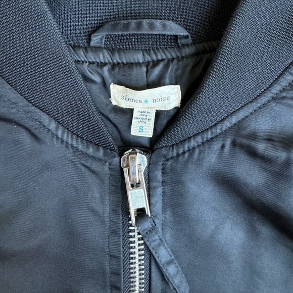 Black Bomber Jacket size small - Picture 4 of 6